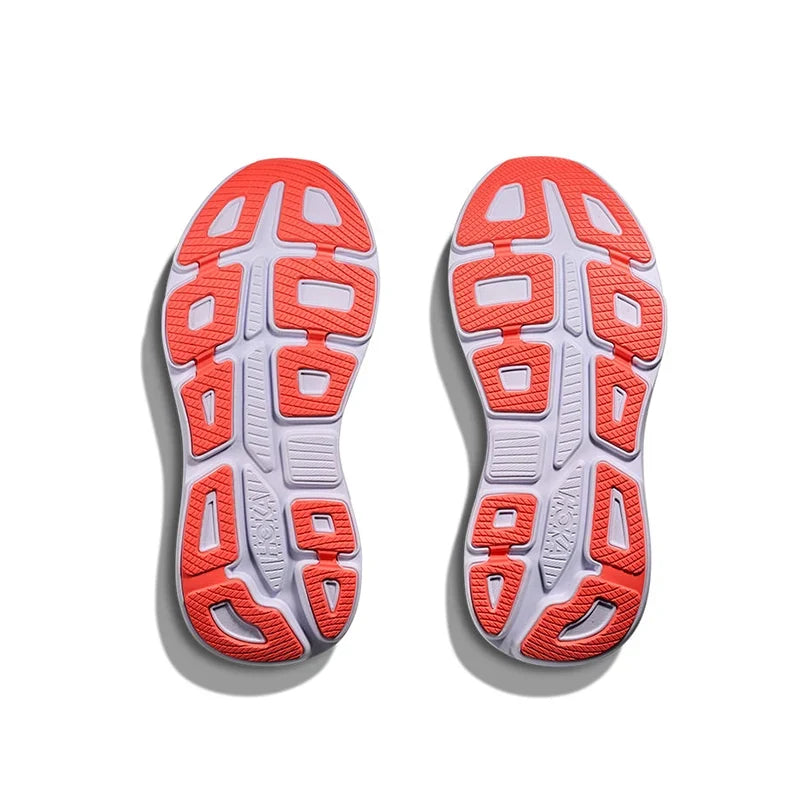 Hoka Bondi 9 White Pink Opal – Running Shoes Women's